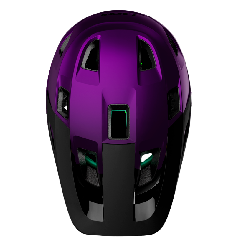 Lazer Lupo Kineticore MTB Bike Helmet Metallic Purple Black