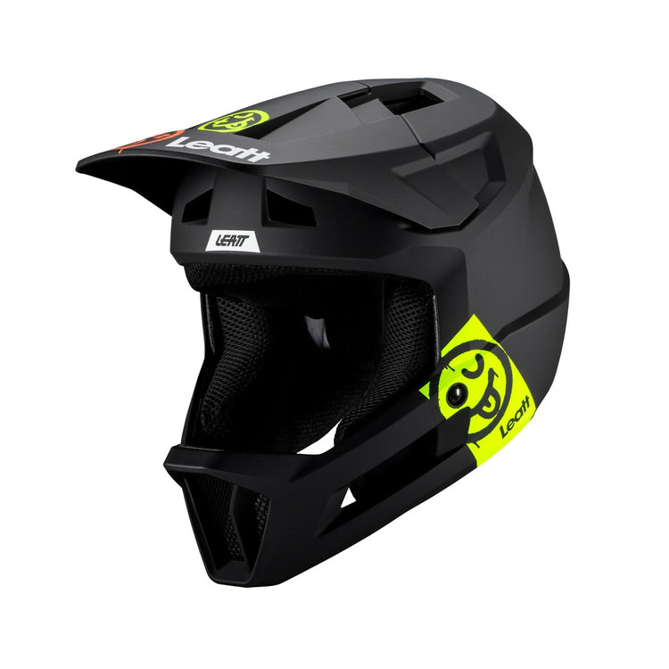 Leatt Junior MTB Gravity 1.0 Full Face Bike Helmet black