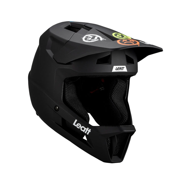 Leatt Junior MTB Gravity 1.0 Full Face Bike Helmet black