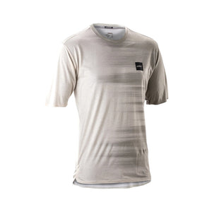 Leatt Men's MTB Trail 4.0 Short Sleeve Bike Jersey cream white