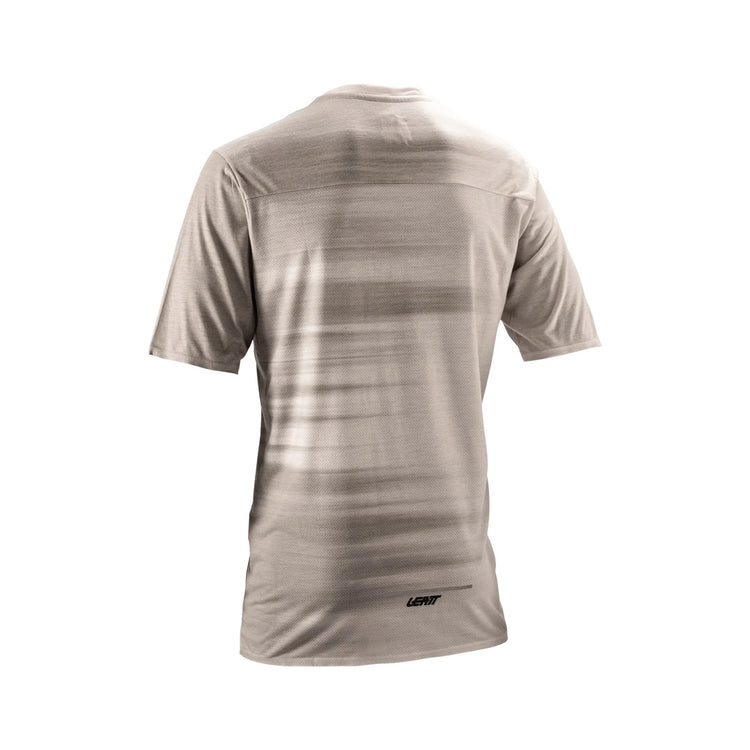 Leatt Men's MTB Trail 4.0 Short Sleeve Bike Jersey cream white
