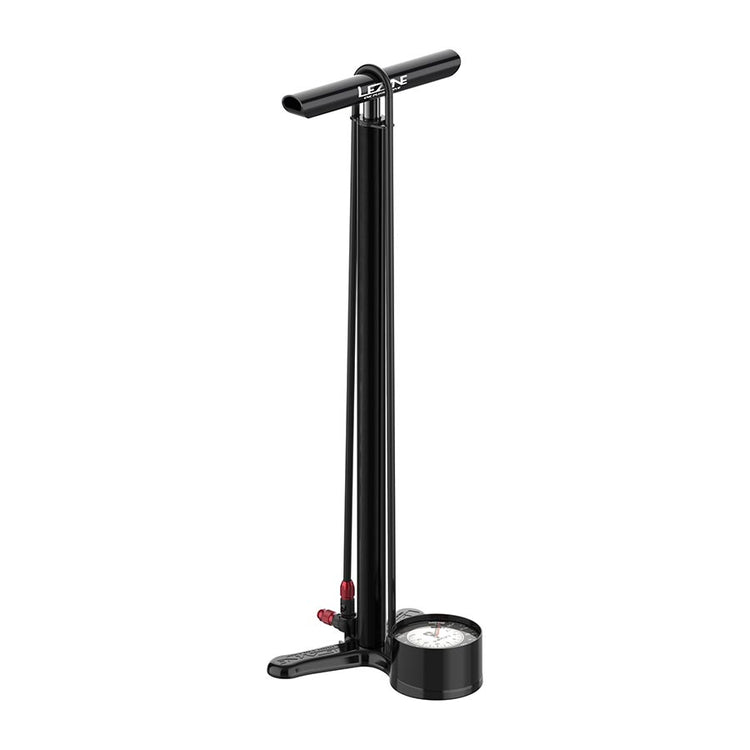 Lezyne, CNC Floor Drive 3.5'', Floor Pump, ABS-1 Pro Chuck, 220psi, Silver