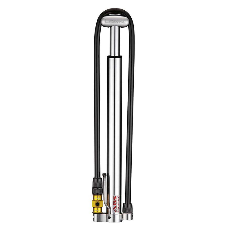 Lezyne, Micro Floor Drive HP, Pump, ABS flip chuck, 160psi, Silver, No Gauge
