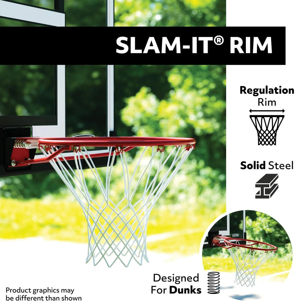 Lifetime 52" Adjustable Portable Basketball System Model 90061 2