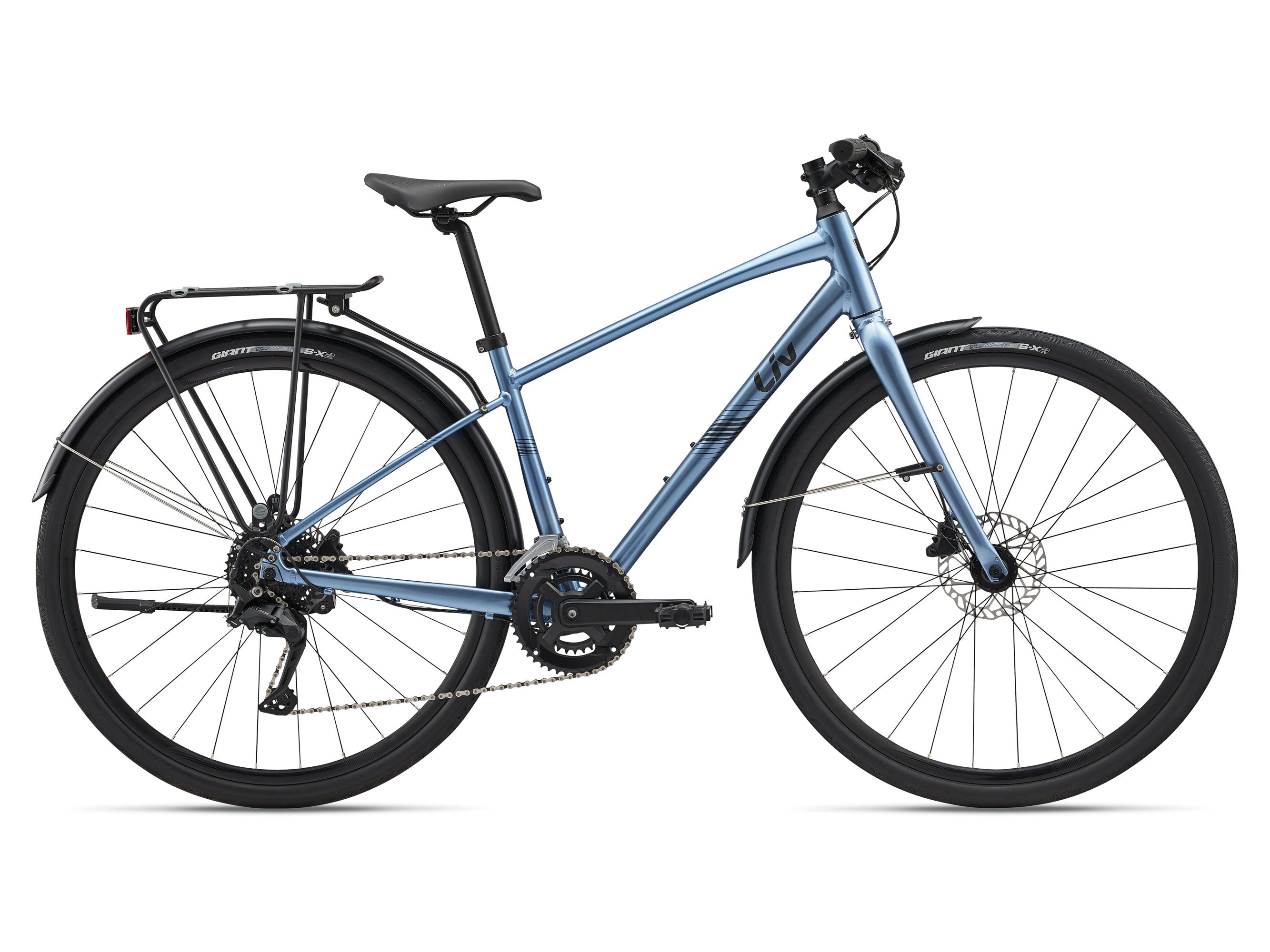 Liv Alight Disc 2 City Hybrid Bike 2026 Frost Silver