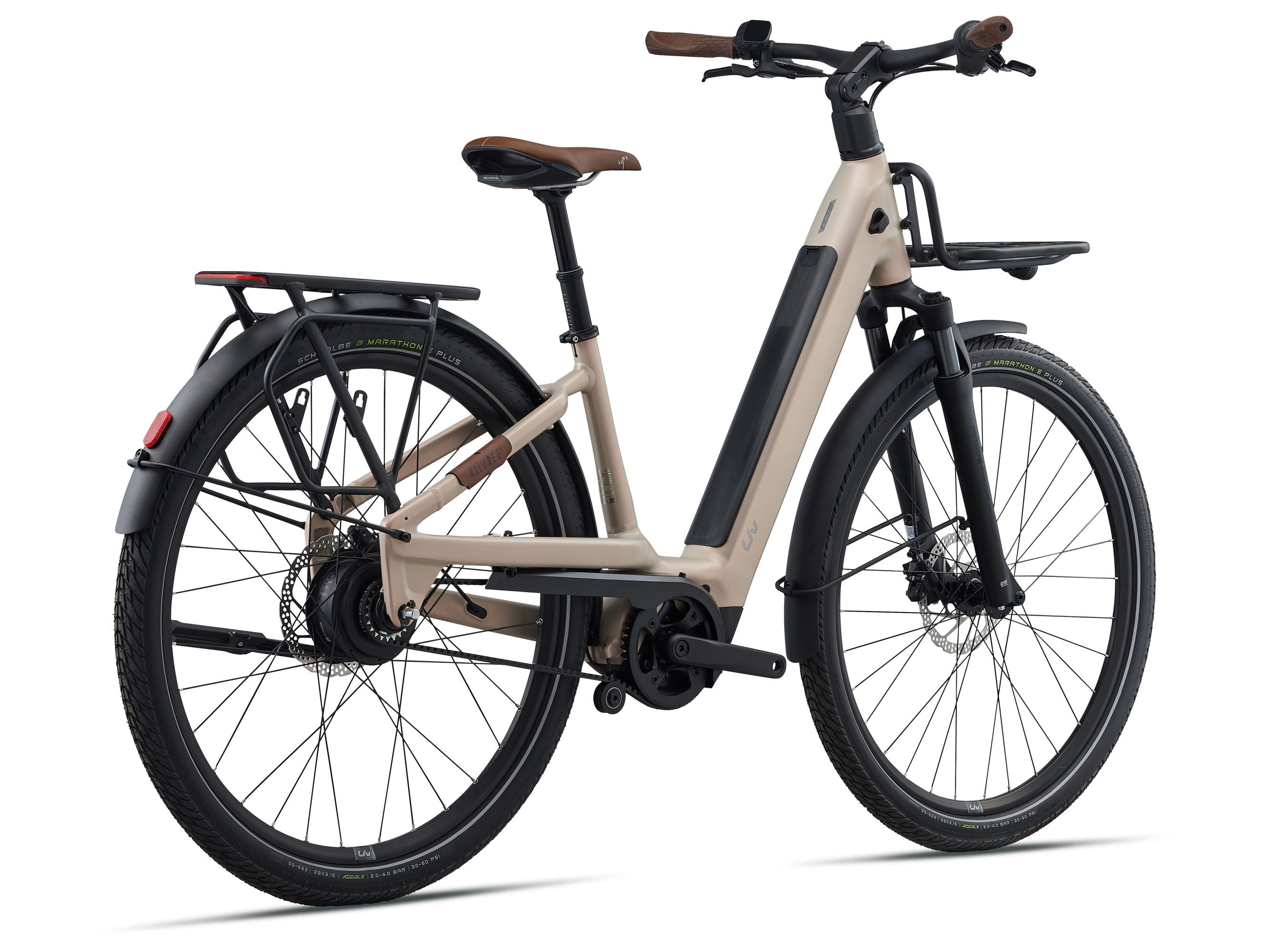 Liv Allure E+ 1 Comfort Electric Bike 2026 Sunset Ivory