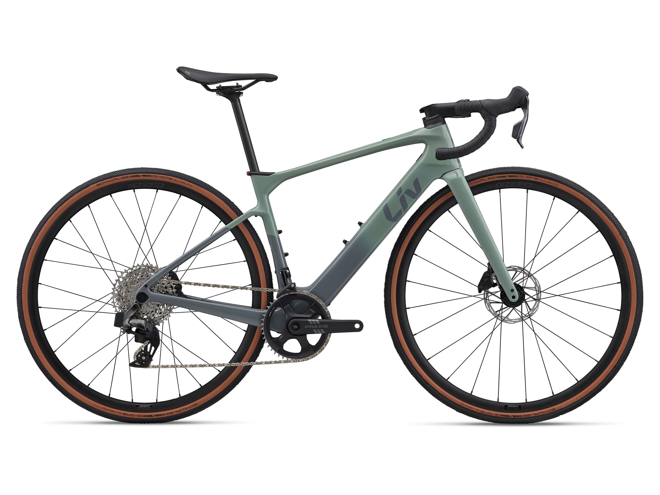 Liv Avail Advanced E+ Elite AR Endurance Electric Road Bike 2026 Eucalyptus/Ocean Storm 