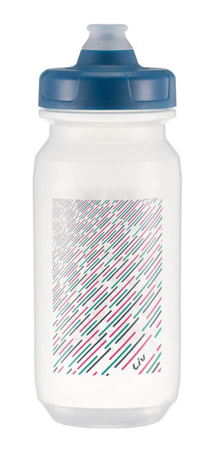 Liv Cleanspring Water Bottle Clear/Green/Pink 600mL