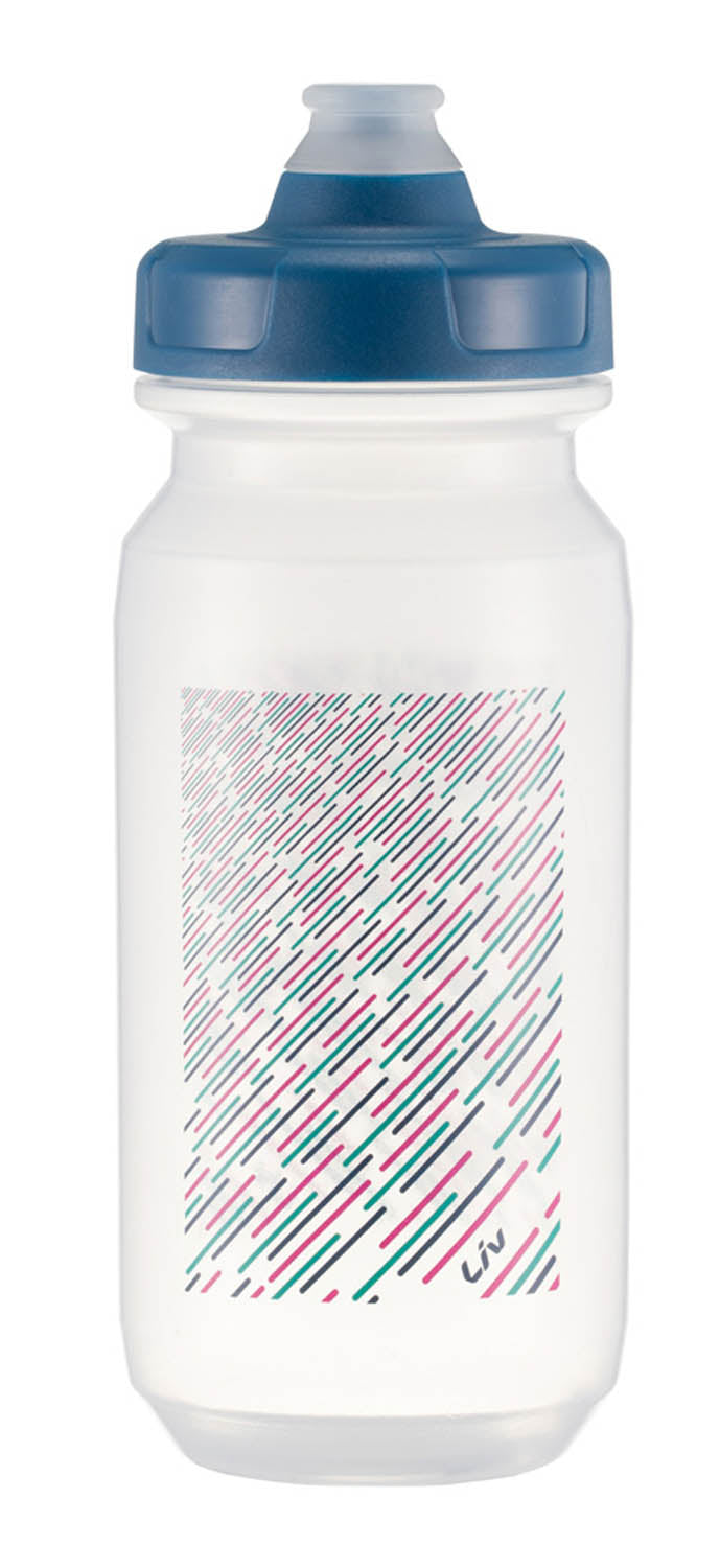 Liv Cleanspring Water Bottle Clear/Green/Pink 600mL