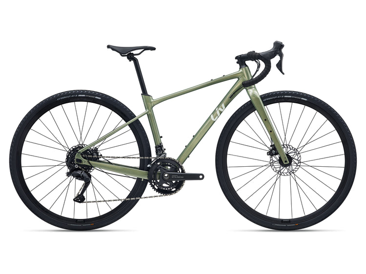 Liv Devote 2 Gravel Bike 2026 Gleaming Olive