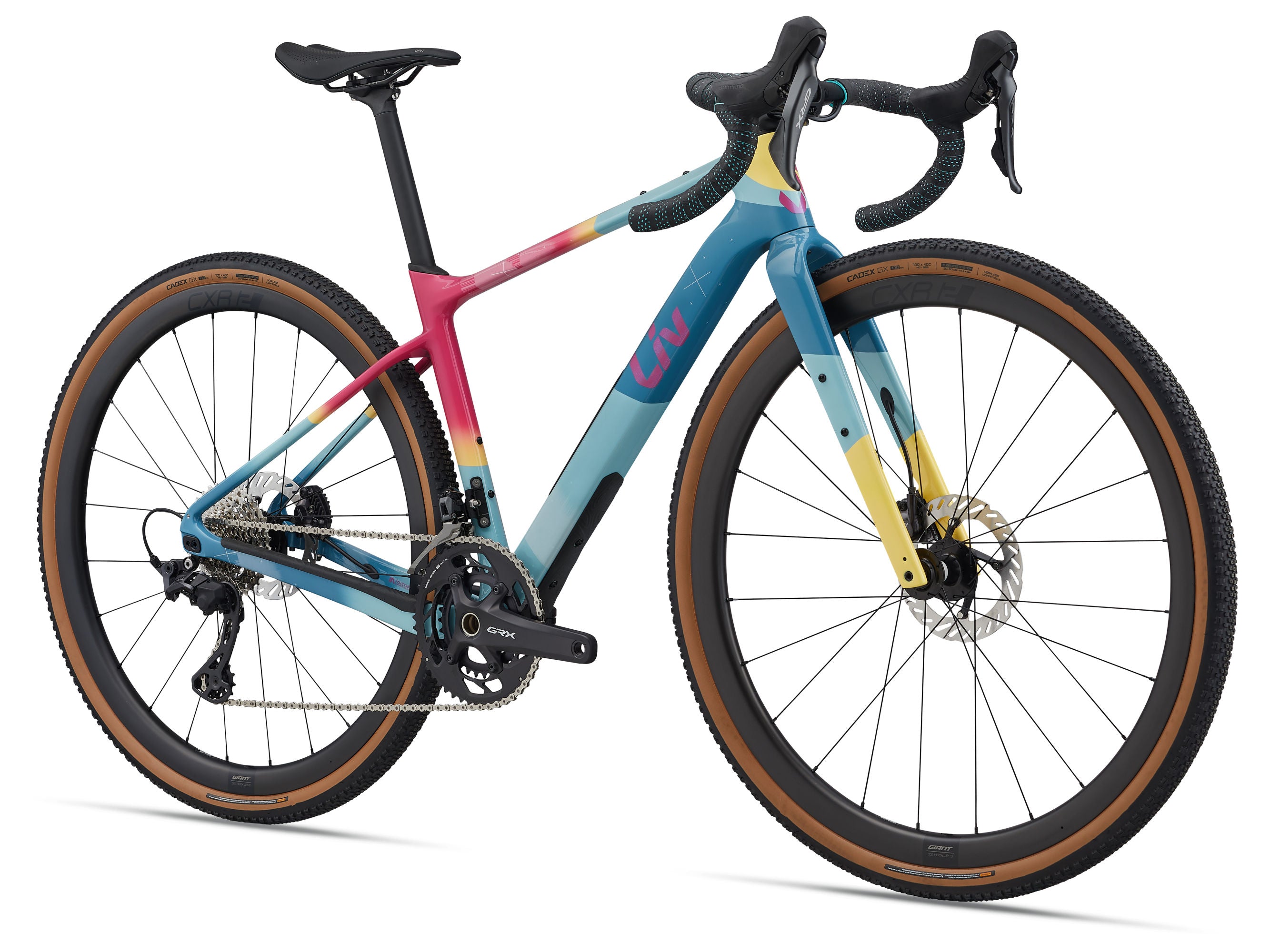 Liv Devote Advanced 0 SE Gravel Bike 2026 Tropical Collage