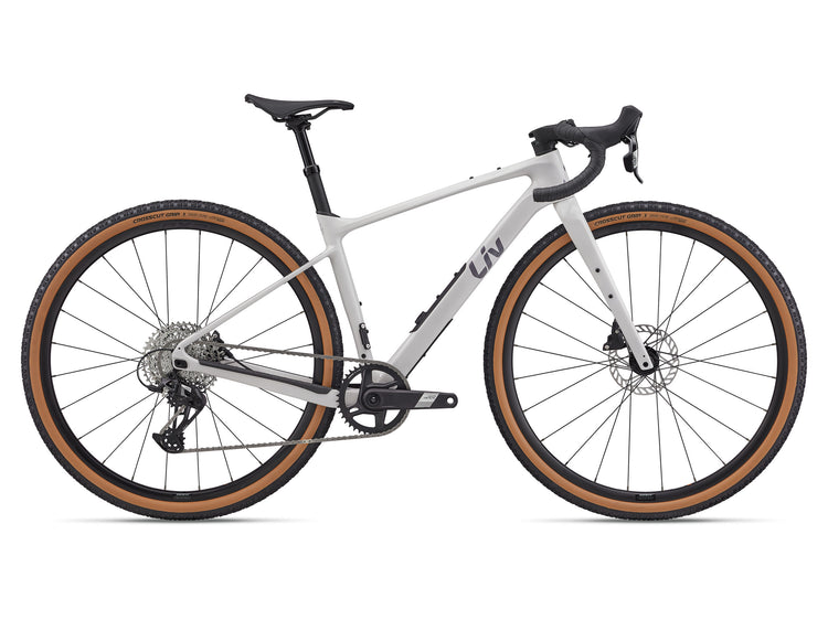 Liv Devote Advanced 1 Gravel Bike 2026 Lavender Blush