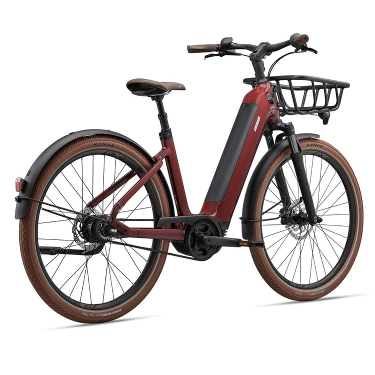 Liv Flourish E+ 1 Low-Step Comfort Electric Bike 2027 red