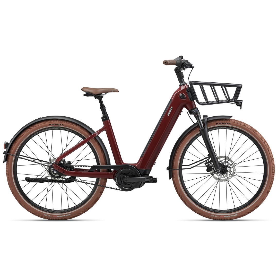 Liv Flourish E+ 1 Low-Step Comfort Electric Bike 2027 Cabernet