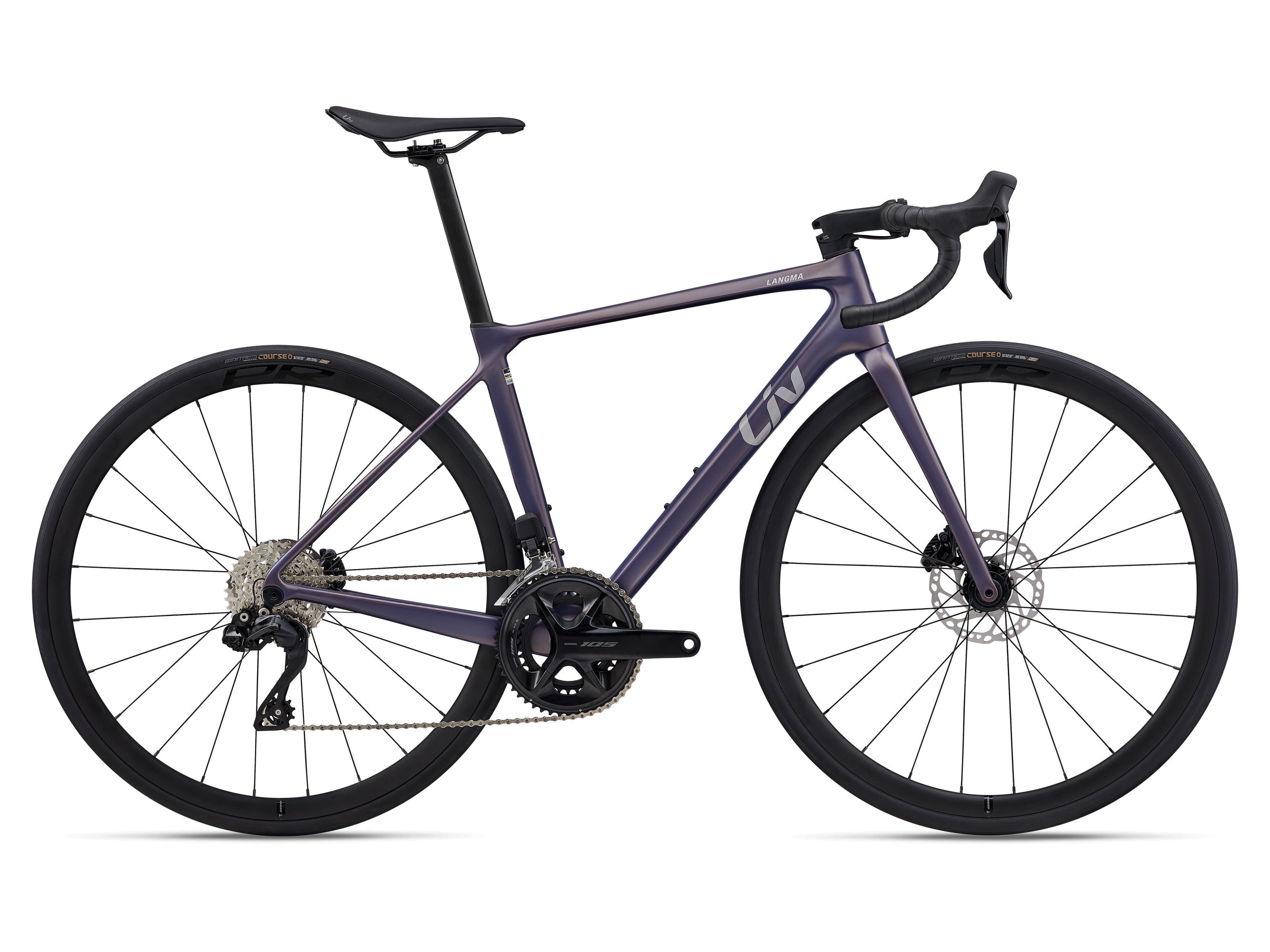 Liv Langma Advanced 1 PC Race Road Bike 2026 Meteorite Mist 