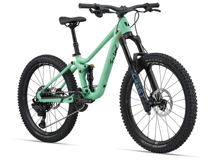 Liv Youth Faith Full Suspension Enduro Bike 2026 Neo Mint 24