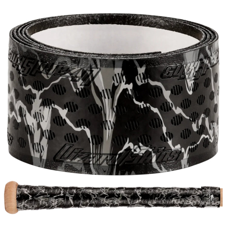 Lizard Skin 1.8mm Durasoft Polymer Ultra Grip Camo Bat Grip black grey