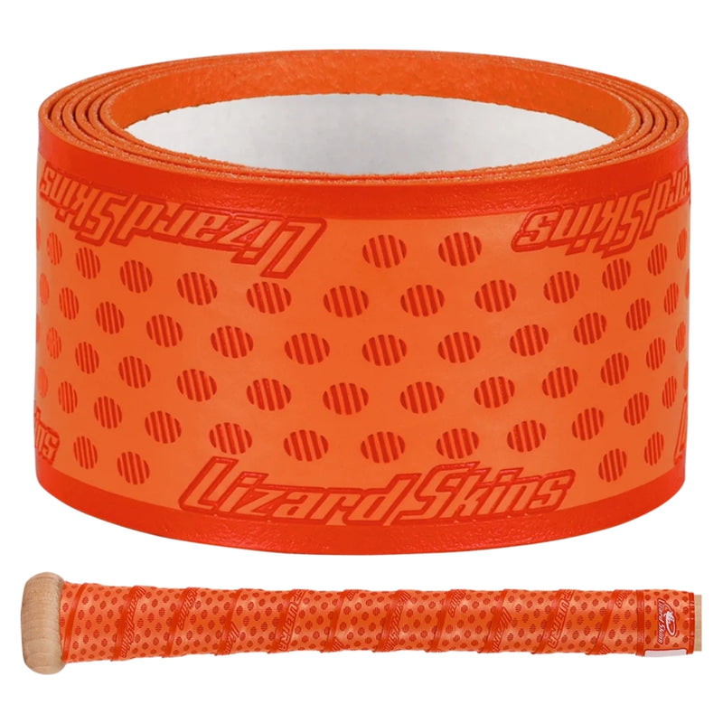 Lizard Skin 1.8mm Durasoft Polymer Ultra Grip Solid Color Bat Grip orange