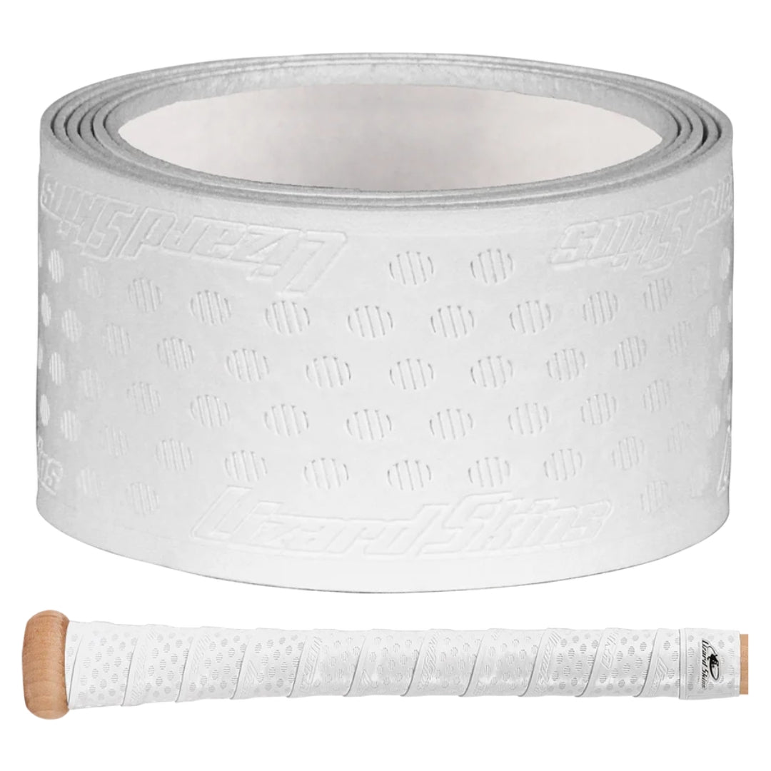 Lizard Skin 1.8mm Durasoft Polymer Ultra Grip Solid Color Bat Grip white