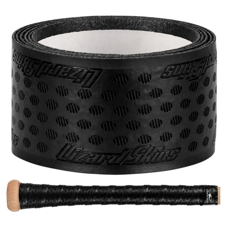 Lizard Skin 1.8mm Durasoft Polymer Ultra Grip Solid Color Bat Grip black