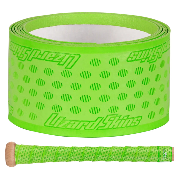 Lizard Skin 1.8mm Durasoft Polymer Ultra Grip Solid Color Bat Grip green
