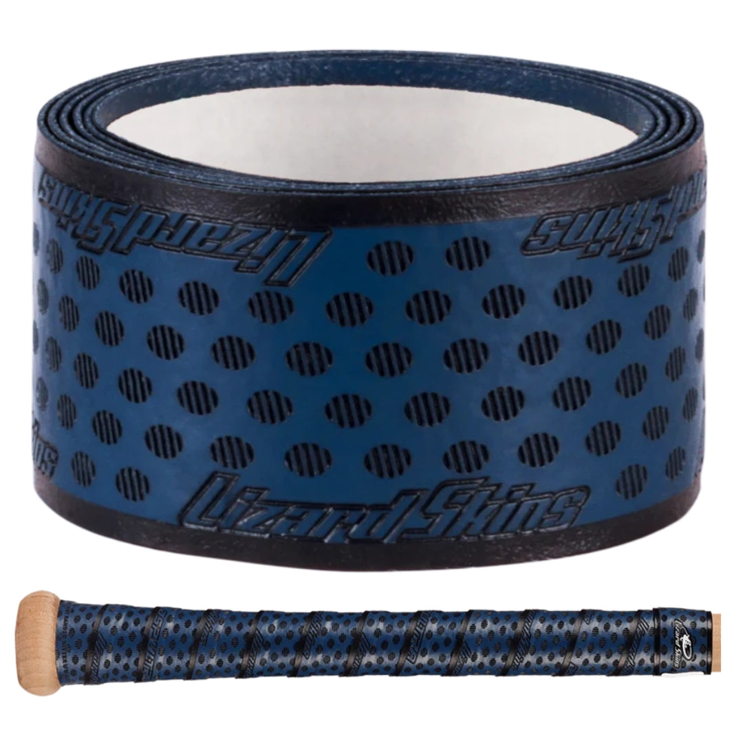 Lizard Skin 1.8mm Durasoft Polymer Ultra Grip Solid Color Bat Grip blue