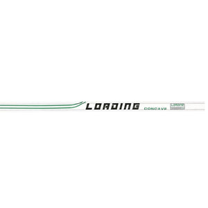 Loading Senior 30" Carbon Concave Lacrosse Shaft white/green