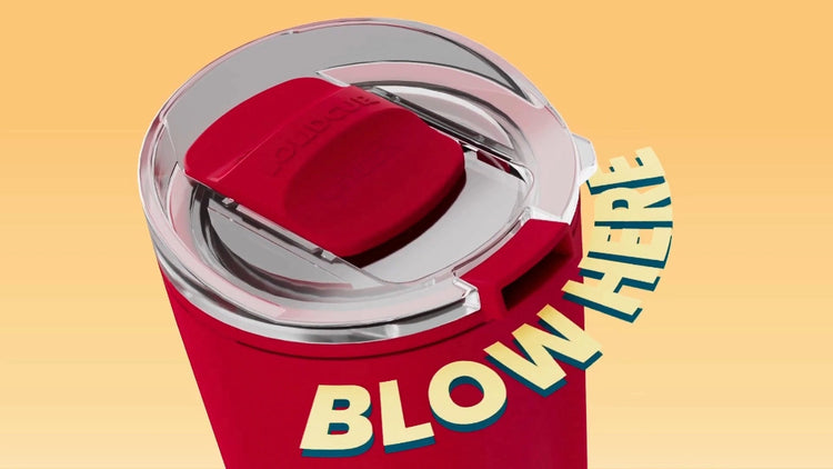 LoudCup with Built-In Horn 680ml / 23oz orange