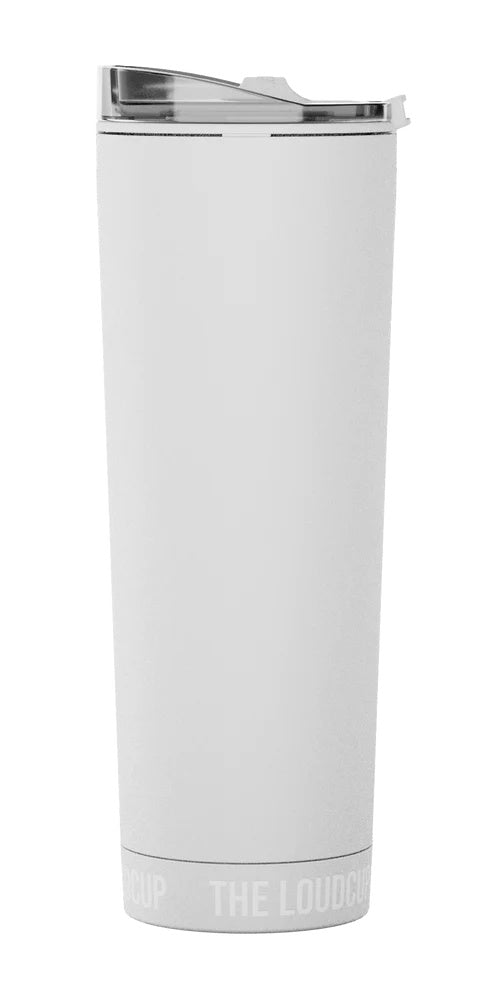 LoudCup with Built-In Horn 680ml / 23oz white