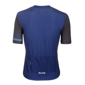 Louis Garneau Junior Classic Short Sleeve Bike Jesery Dark Royal/Steel Blue 