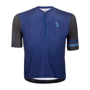 Louis Garneau Junior Classic Short Sleeve Bike Jesery Dark Royal/Steel Blue 