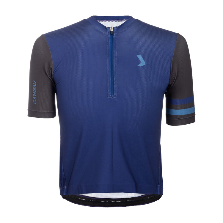 Louis Garneau Junior Classic Short Sleeve Bike Jesery Dark Royal/Steel Blue 
