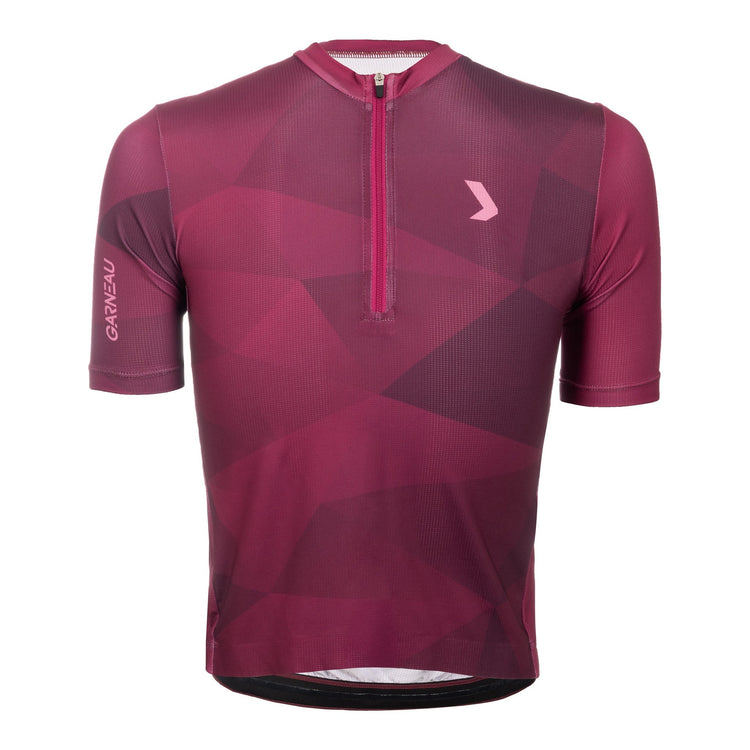 Louis Garneau Junior Classic Short Sleeve Bike Jesery Magenta/Antique pink 