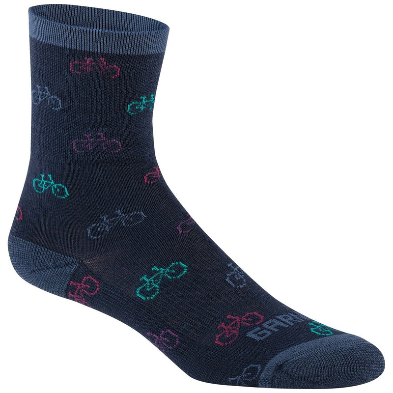 Louis Garneau Women's Merino 60 Sock Black Multi