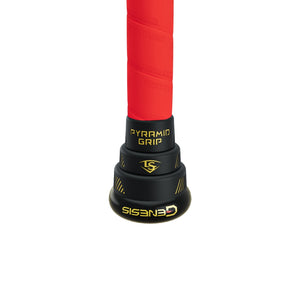 Louisville Slugger Genesis Ironman 2pc Balanced Slo-Pitch Bat black/red/multi