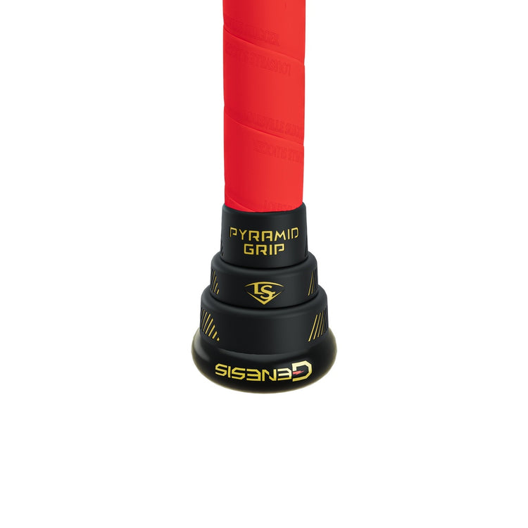 Louisville Slugger Genesis Ironman 2pc Balanced Slo-Pitch Bat black/red/multi