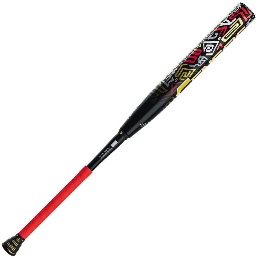 Louisville Slugger Genesis Ironman 2pc Balanced Slo-Pitch Bat black/red/multi