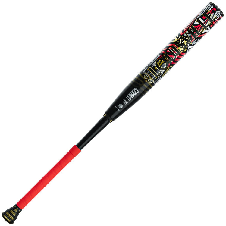 Louisville Slugger Genesis Ironman 2pc Balanced Slo-Pitch Bat black/red/multi