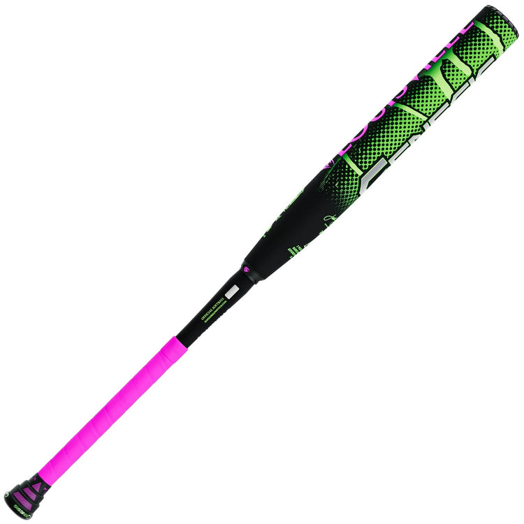 Louisville Genesis Justin Lutheran 2-Piece Power Load Slo-Pitch Bat black/ neon pink/ green
