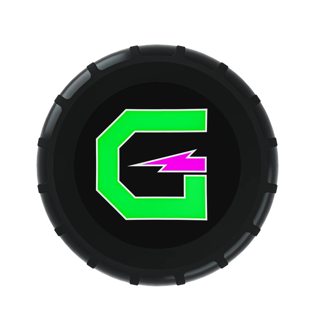 Louisville Genesis Justin Lutheran 2-Piece Power Load Slo-Pitch Bat black/ neon pink/ green