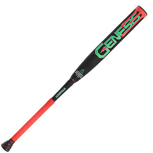 Louisville Slugger Genesis Mangia Mangia 2Pc Powerload Slo-Pitch Bat black/ red/ green