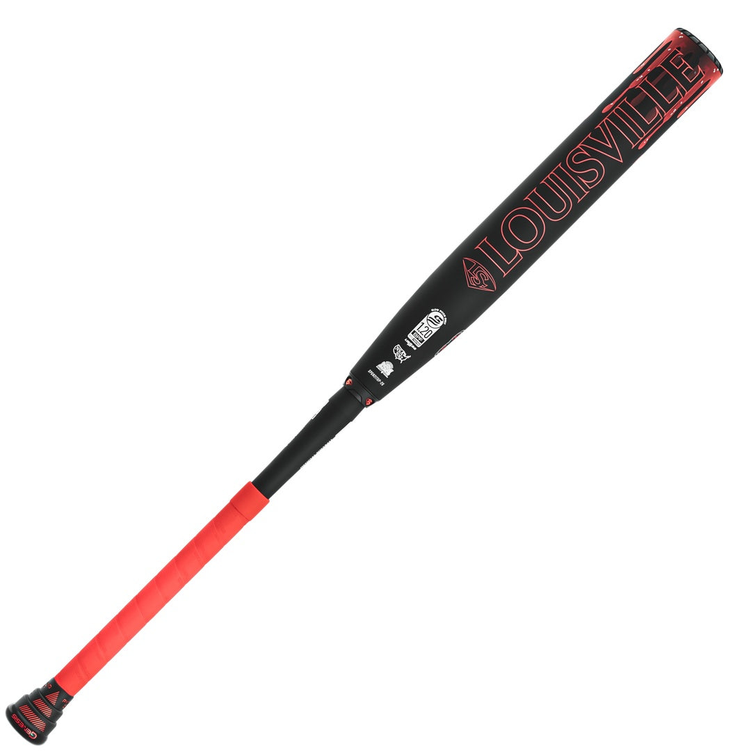 Louisville Slugger Genesis Mangia Mangia 2Pc Powerload Slo-Pitch Bat black/ red/ green
