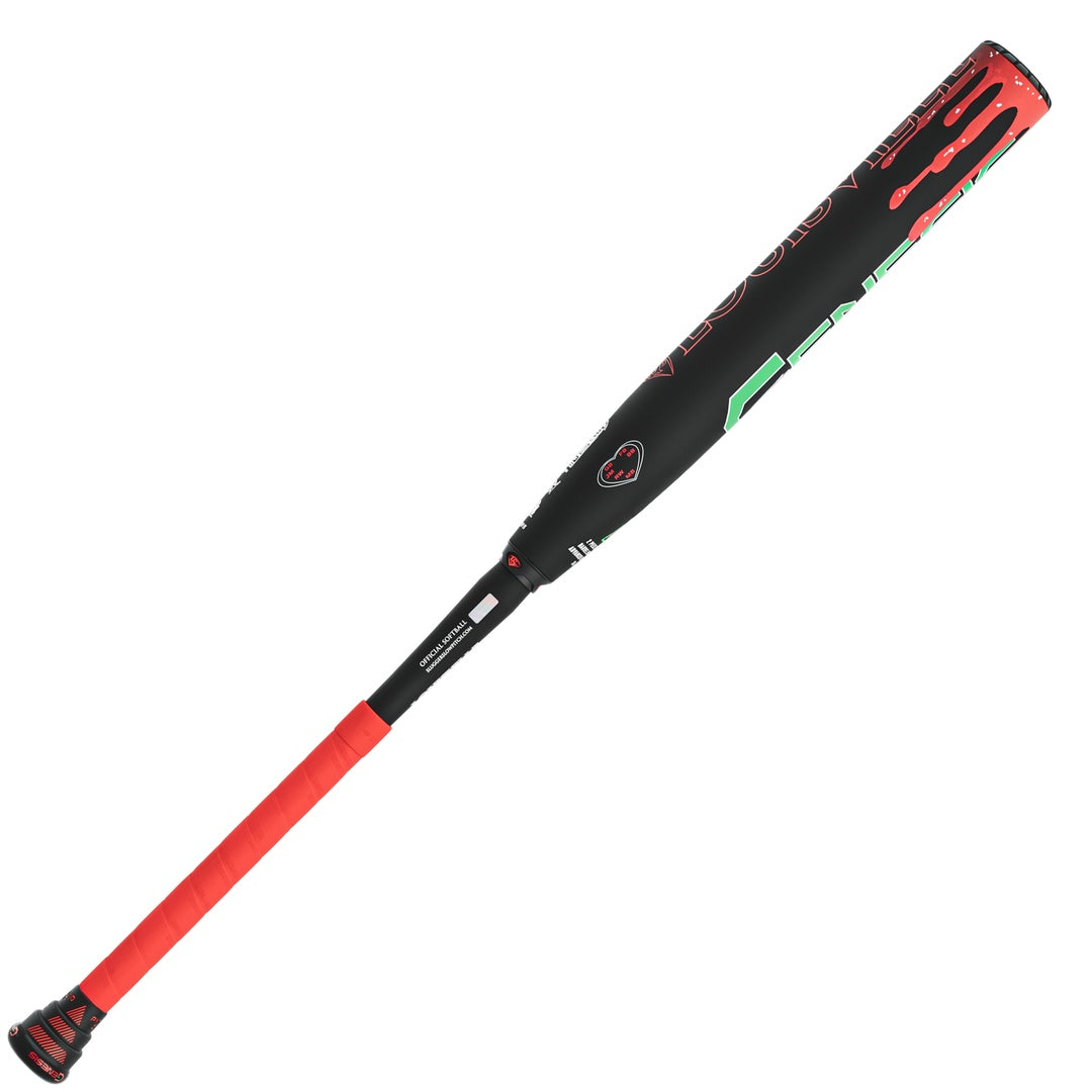 Louisville Slugger Genesis Mangia Mangia 2Pc Powerload Slo-Pitch Bat black/ red/ green
