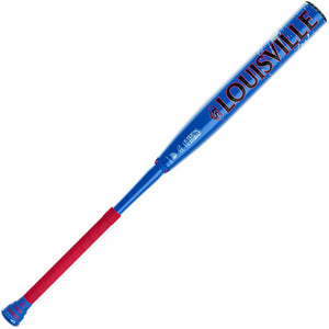 Louisville Genesis Splatter 2-Piece Balanced Slo-Pitch Bat blue/red