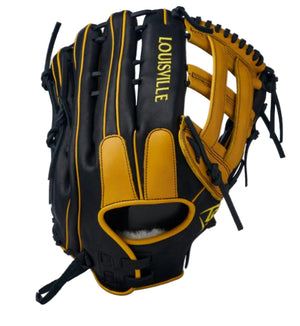 Louisville Super Z FG Black-Yellow Slo-Pitch Glove