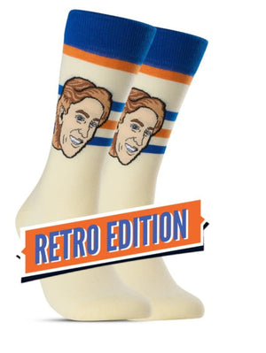 Major League Socks Wayne Gretzky Retro Edition Sock