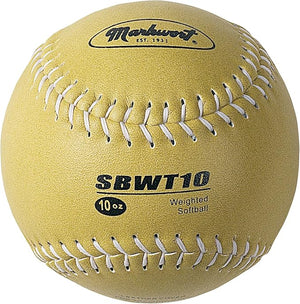Markwort 12" Weighted Training Softball 10oz tan