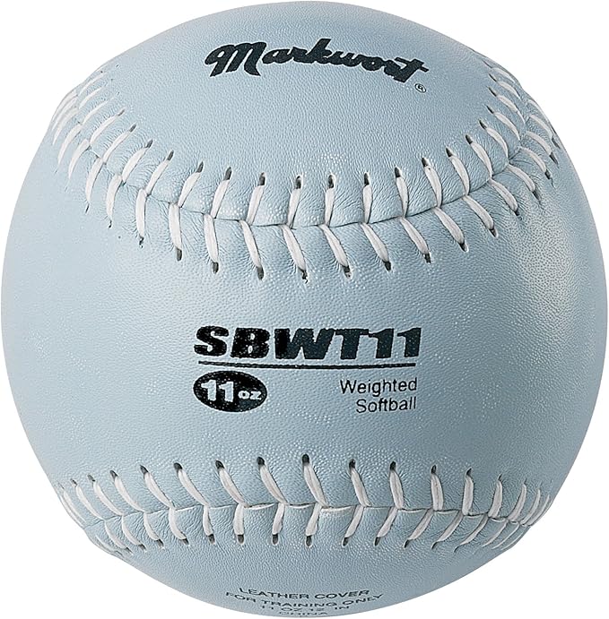Markwort 12" Weighted Training Softball 11oz grey
