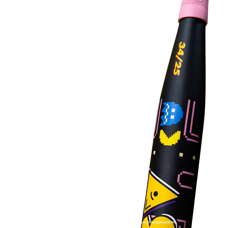 Marucci -10 Asura Rise Pac-Man Fastpitch Bat black/yellow/pink