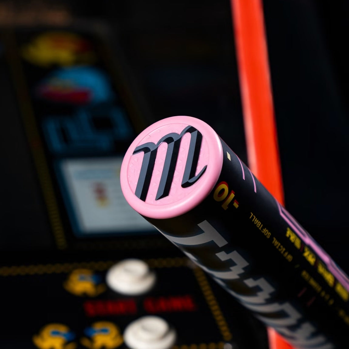 Marucci -10 Asura Rise Pac-Man Fastpitch Bat black/yellow/pink